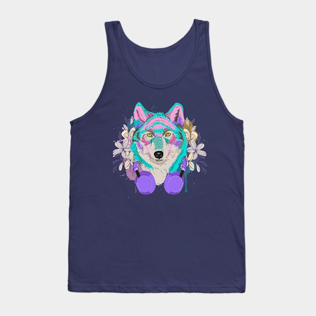 SHE WOLF Tank Top by HarlinDesign